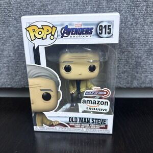 Funko Pop! Marvel‎ Avengers Endgame 915 Old Man Steve Amazon Vinyl Figure OEM